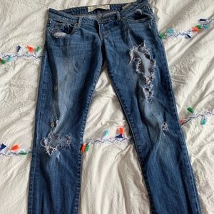 Low-Rise Abercrombie & Fitch Skinny Jeans